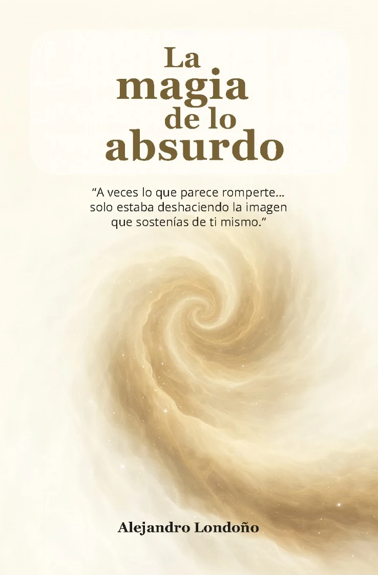 Portada del libro La magia de lo absurdo, de Alejandro Londoño