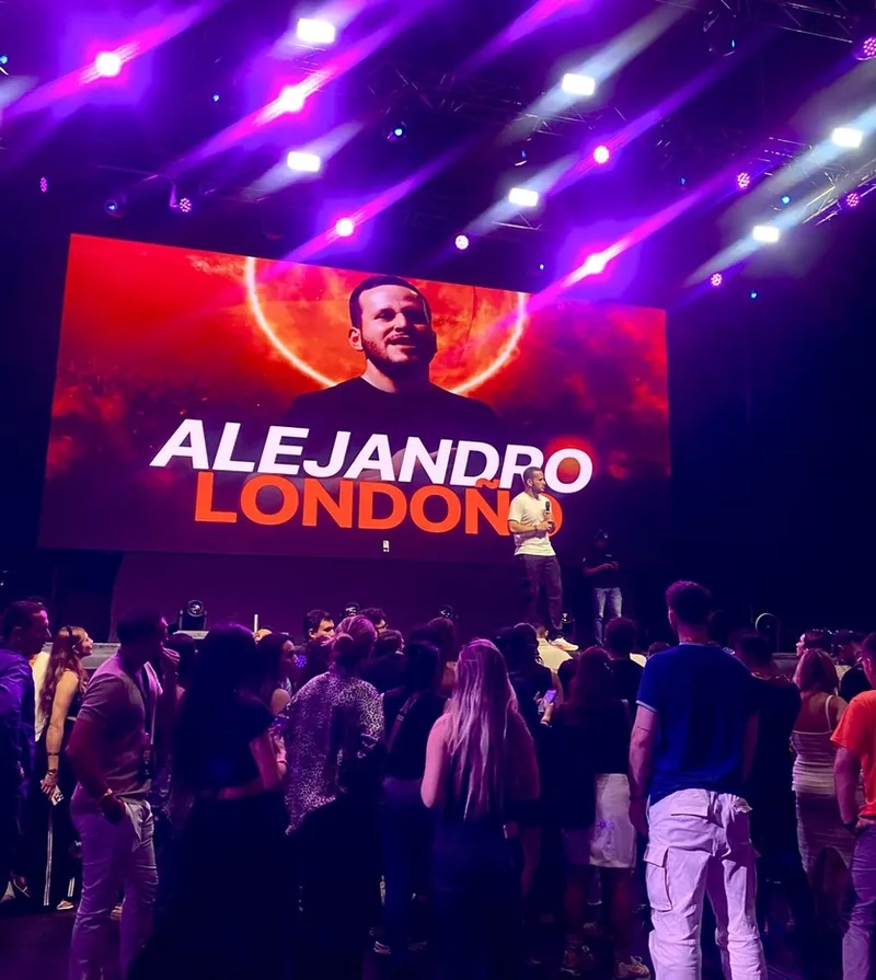Alejandro Londoño en escena